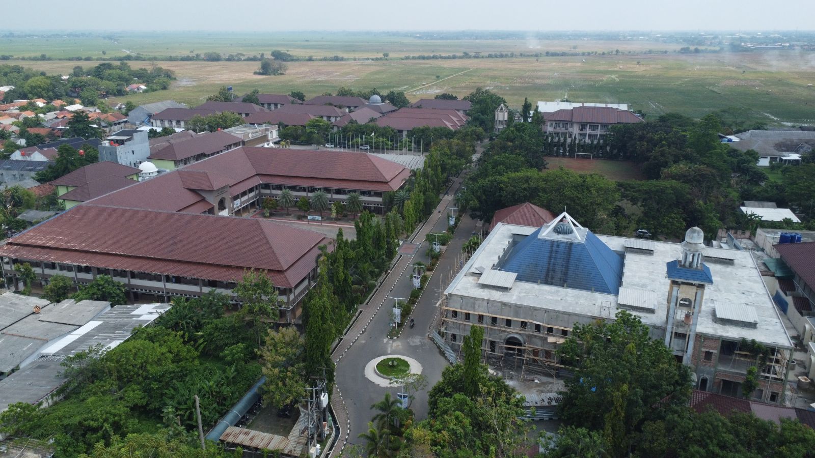 Drone View Al Binaa Islamic Boarding School